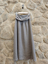 Load image into Gallery viewer, Linen Skirt: White