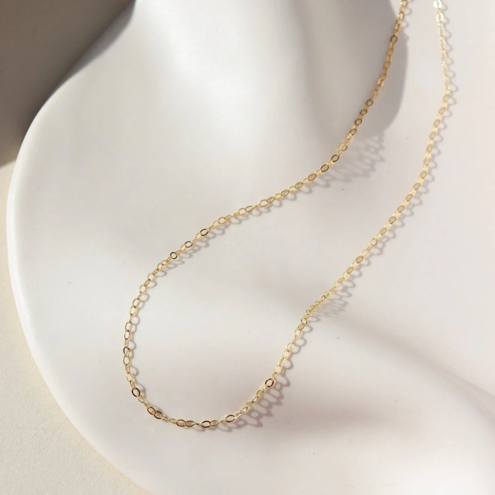 Simple Choker Chain - 14K Gold Fill