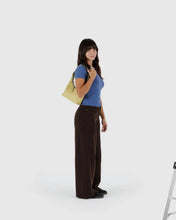 Load image into Gallery viewer, Mini Recycled Leather Shoulder Bag - Straw