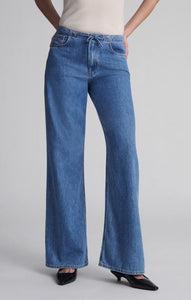 Merly Wide Leg Jeans - Mid Well Blue