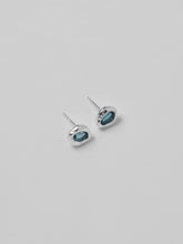 Load image into Gallery viewer, Cora Studs - Blue Topaz