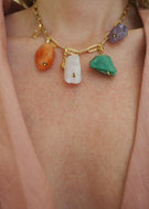 Gemstone Clip On Charms