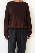 Load image into Gallery viewer, Cali Jersey Sweatshirt - Dark Cacao