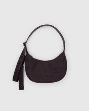 Load image into Gallery viewer, Small Nylon Crescent Bag - Chocolate Plum