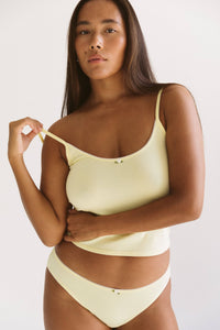 Scoop Back Cami: Butter