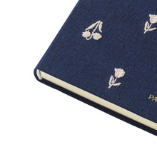 Load image into Gallery viewer, Fabric Lined Notebook, A5 Softcover - Twilight Blooms