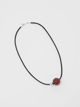 Load image into Gallery viewer, Leigh Necklace in Red Agate and Sterling Silver