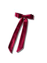 Load image into Gallery viewer, The Perfect Slim Satin Bow | Burgundy