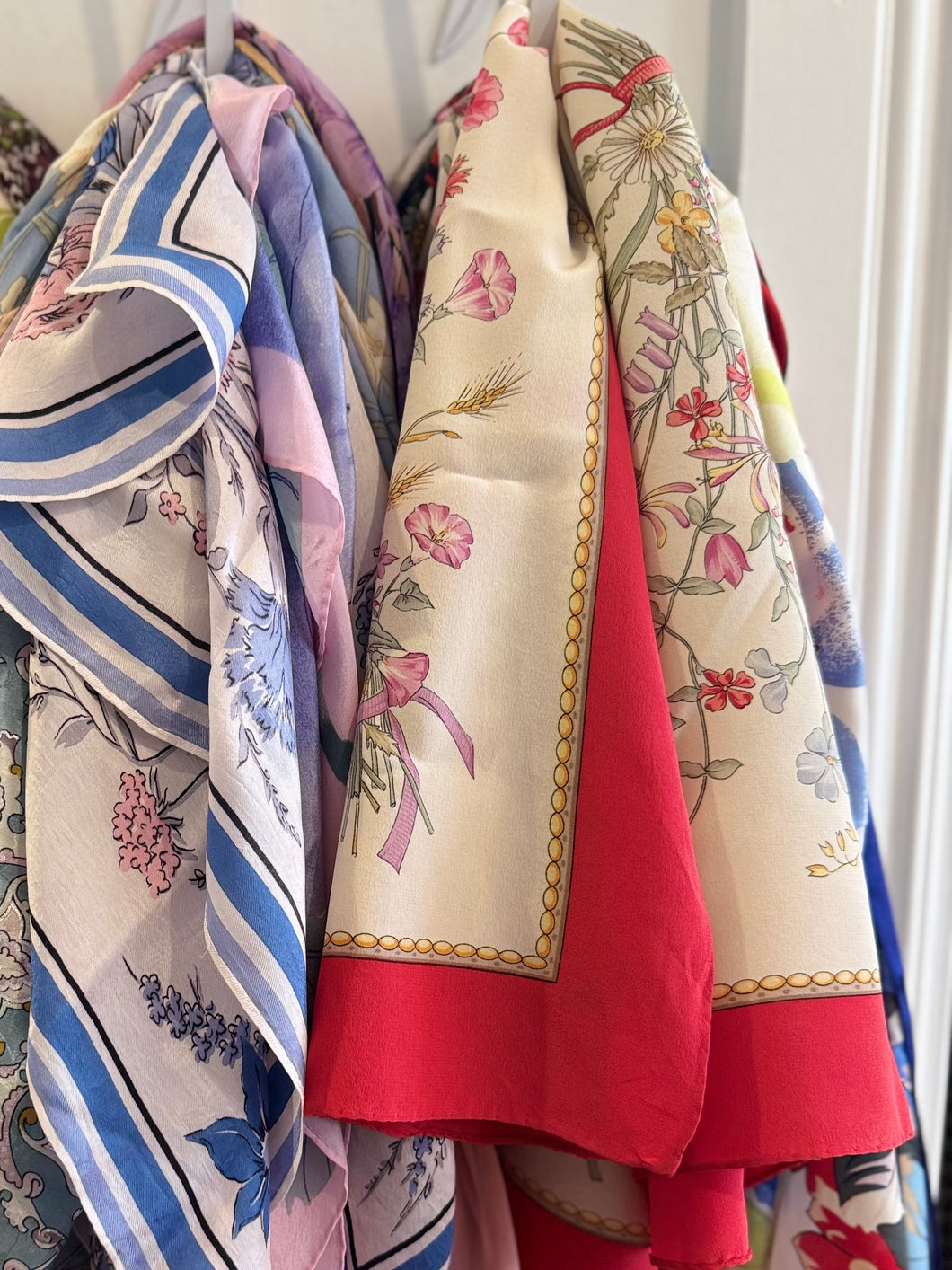 Celine 100% Silk Rabbit Print Scarf