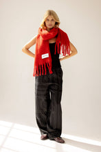 Load image into Gallery viewer, The 100% Recycled Stockholm Scarf - Crimson Red