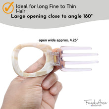 Load image into Gallery viewer, French Oval Small Side-in Hair Claw: Tokyo
