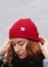 Load image into Gallery viewer, Bright Red Beanie