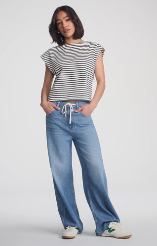 Nella Wide Leg Jeans - Light Blue Well Blue