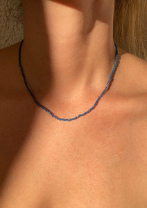 Aegean Blue Crystal Necklace