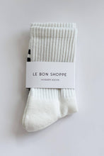 Load image into Gallery viewer, Hugger Socks: White/Black