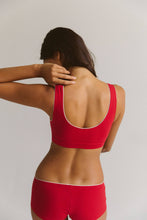 Load image into Gallery viewer, Support Cotton Bra: Cherry
