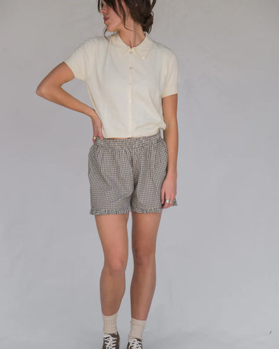 The Boxer Short - Black Plaid