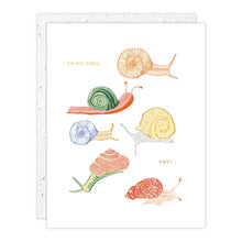 Load image into Gallery viewer, Snails - Just To Say Hi Card