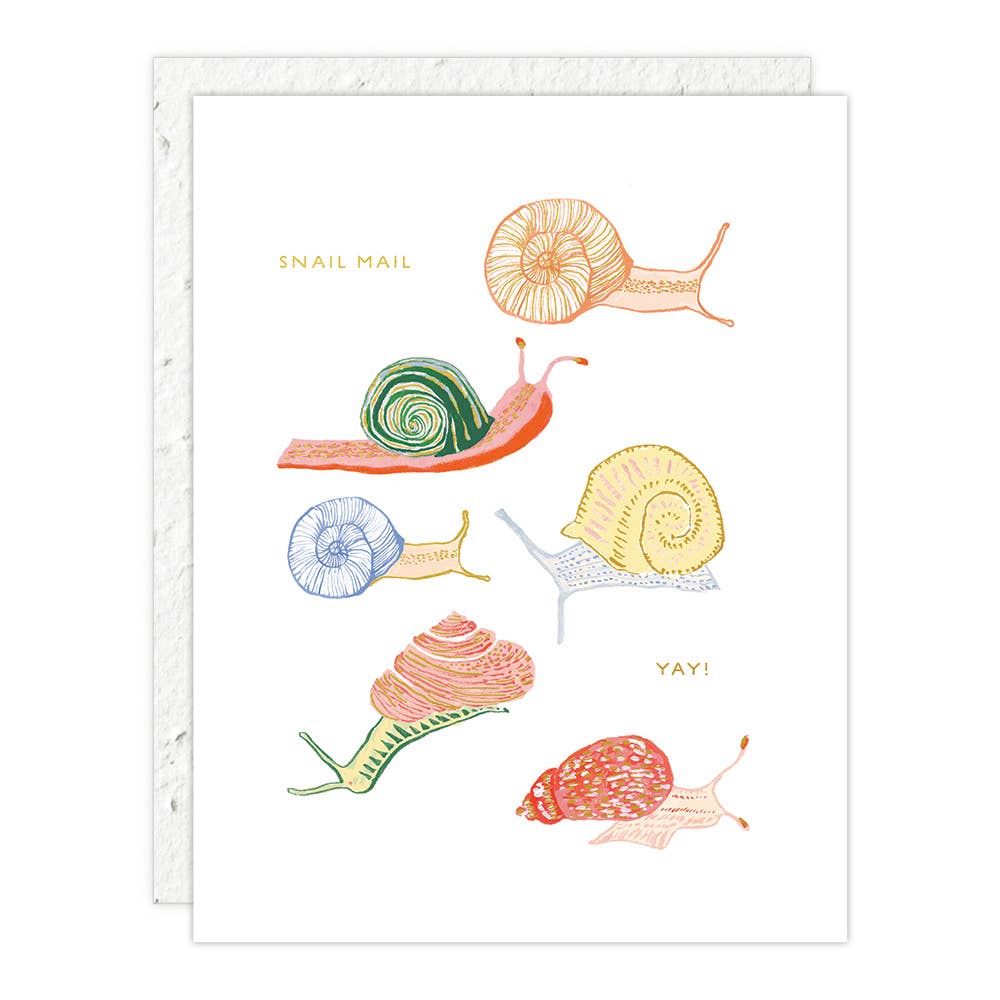 Snails - Just To Say Hi Card