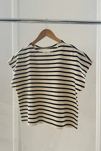 Manon Tee - Navy Stripe