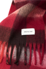 Load image into Gallery viewer, The Reykjavik Scarf - 100% Recycled - Burgundy check