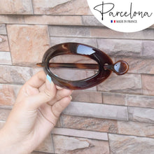Load image into Gallery viewer, French Large Slide-in Bun Cover: Tortoise Shell