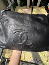 Load image into Gallery viewer, CHANEL Black Lambskin Hobo Bag