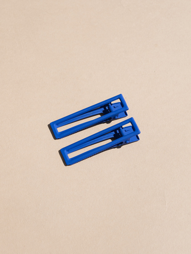 Lu Lu Hair Clips : Cobalt