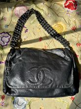 Load image into Gallery viewer, CHANEL Black Lambskin Hobo Bag