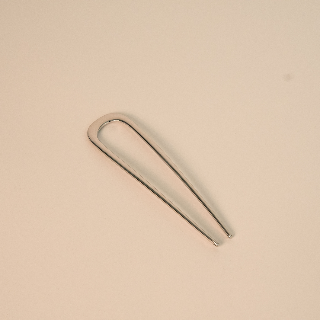 Minimalist Hair Stick l Silver