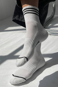 Girlfriend Socks: White