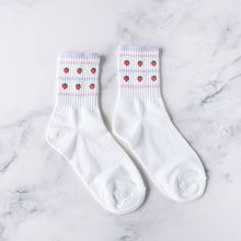 Load image into Gallery viewer, Juicy Fruit Socks: Strawberry