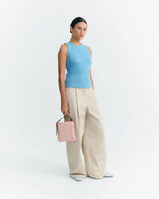 Load image into Gallery viewer, Beige Wide Leg Patty Pants