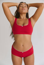 Load image into Gallery viewer, Support Cotton Bra: Cherry