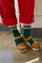 Load image into Gallery viewer, Girlfriend Socks: Hunter Green