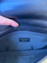 Load image into Gallery viewer, CHANEL Chocolate Bar Black Flap Bag [as-is]