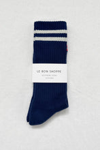 Load image into Gallery viewer, Extended Boyfriend Socks: Navy