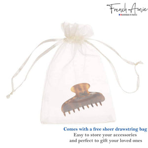 French Large Hair Claw: Shell Tort