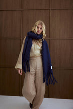Load image into Gallery viewer, The Reykjavik Scarf - 100% Recycled - Midnight Blue
