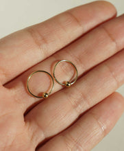 Load image into Gallery viewer, Harlie Hoop Earrings: 14K Gold Filled