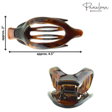 Load image into Gallery viewer, French Large Slide-In Hair Claw: Tortoise Shell