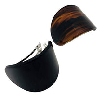 Load image into Gallery viewer, French Curved Hair Barrettes: Tortoise Shell
