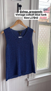GG Vintage Cobalt Blue Tank [L]