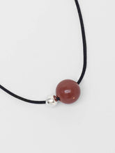 Load image into Gallery viewer, Leigh Necklace in Red Agate and Sterling Silver