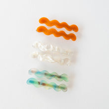Load image into Gallery viewer, Eco Cloud Wave Slide Hair Pin Set: Ginger