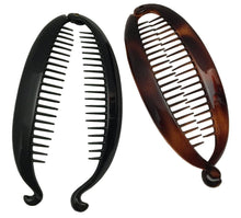 Load image into Gallery viewer, Set of 2 French XL Banana Hair Clips