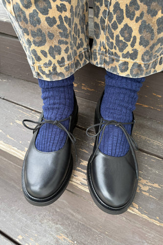 Cottage Socks: Navy