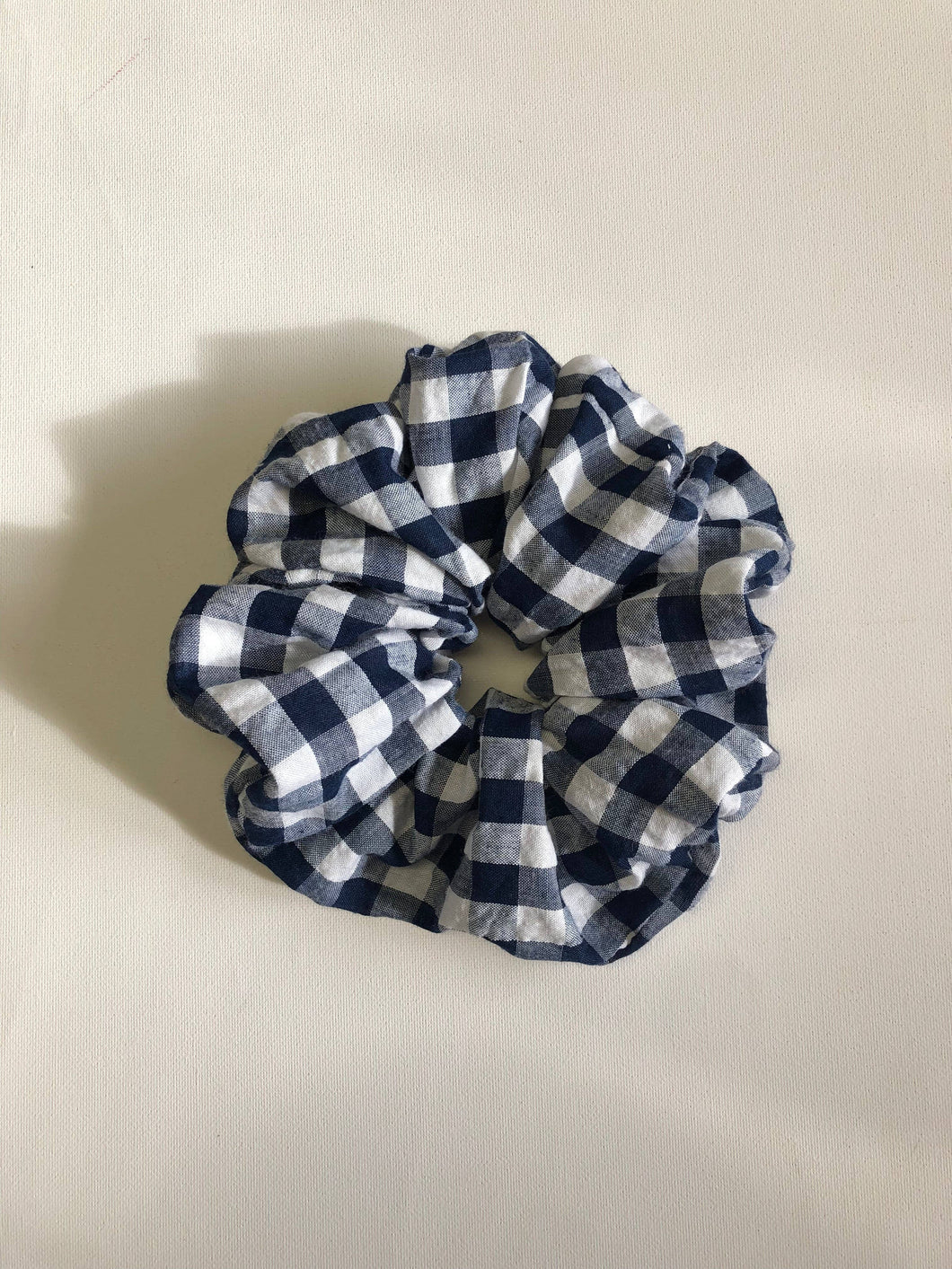 OVERSIZED GINGHAM SCRUNCHIES: SEA