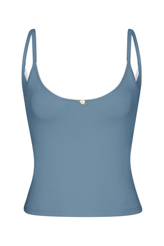 Scoop Back Cami - Ocean