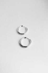 Uma Hoops: Sterling Silver